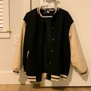 Black and beige Bomber jacket!